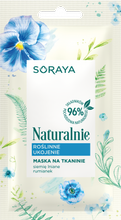 Soraya - Naturalnie - MASKA na tkaninie ROŚLINNE UKOJENIE każdy rodzaj skóry  5901045081670