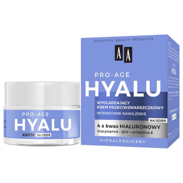 AA - Hyalu Pro Age - Wygładzający krem przeciwzmarszczkowy na dzień 50 ml 5900116083735