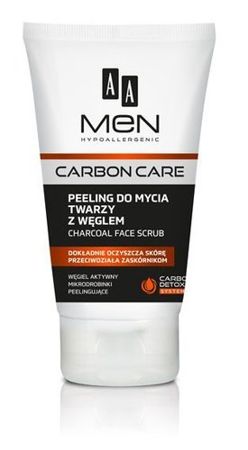 AA Oceanic - AA Men Carbon Care - PEELING do mycia twarzy z węglem 150ml 5900116054407