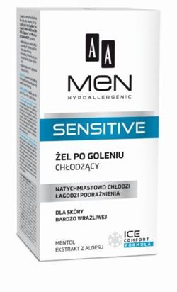 AA Oceanic - AA Men Sensitive - ŻEL PO GOLENIU CHŁODZĄCY skóra wrażliwa, podrażniona 100ml 5900116024677