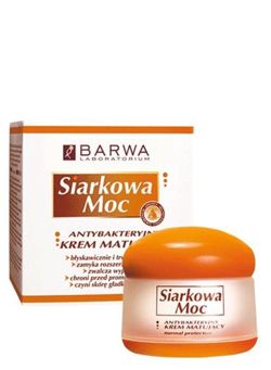 Barwa - Siarkowa Moc - Antybakteryjny KREM nawilżający 50ml 5905172331646