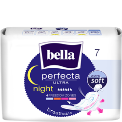 Bella - Perfecta Ultra NIGHT EXTRA SOFT - Supercienka podpaska z osłonkami bocznymi 14szt 5900516304324/5900516305383