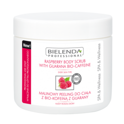 Bielenda Professional - MALINOWY PEELING do ciała z bio-kofeiną z guarany 550 g 5902169012502