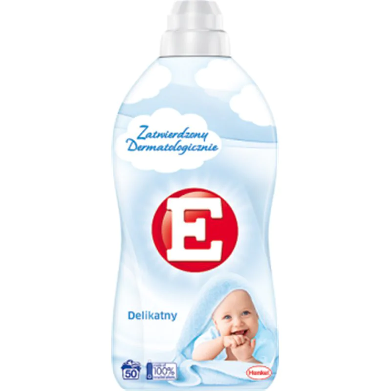 E - DELIKATNY - Płyn do płukania tkanin 1100 ml (50 prań) 9000101588156