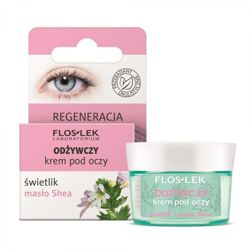 Flosk Lek - Regenerujący krem odżywczy POD OCZY ze ŚWIETLIKIEM i MASŁEM SHEA 15ml 5905043007045