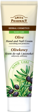 Green Pharmacy - Odżywczy i ochronny krem do rąk i paznokci OLIWKOWY 100 ml 5904567050414