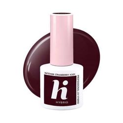 Hi Hybrid - (UseByDate 30/11/23) Choco&Latte - Lakier hybrydowy INTENSE CRANBERRY #201 5ml 5902751401752