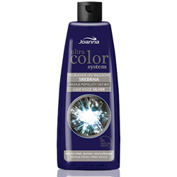 Joanna - Ultra Color System - Płukanka do włosów SREBRNA nadaje popielaty odcień 150ml 5901018014940