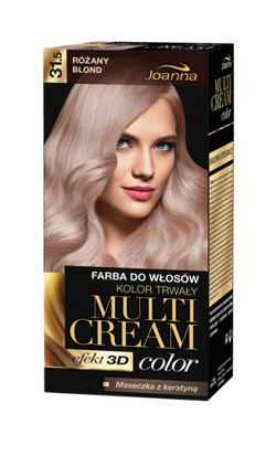 Joanna - /UseBy 31/10/23/ Multi Cream Color - Farba do włosów z efektem 3D 31.5 RÓŻANY BLOND 5901018017316