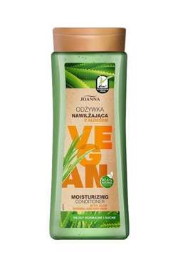 Joanna - Vegan - /ZUŻYĆ DO 31/01/24/ ODŻYWKA do włosów nawilżająca ALOES włosy normalne i suche 300ml 5901018019310