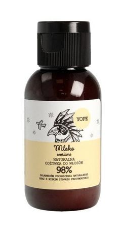 Yope - Naturalna ODŻYWKA do włosów MLEKO OWSIANE włosy normalne 40ml MINI 5900168902091