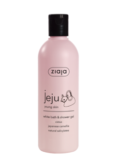 Ziaja - Jeju - White bath & shower gel (Białe MYDŁO do ciała z nutą mango, kokosa i papai) 300ml 5901887047827 / 15604