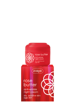 Ziaja - Rose Butter - Anti-wrinkle NIGHT cream / Krem NA NOC przeciwzmarszczkowy 50ml 5901887021698 