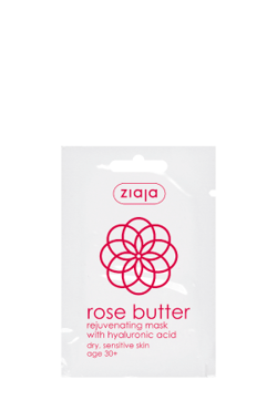 Ziaja - Rose Butter - Rejuvenating face mask / Maseczka do twarzy 7ml 5901887930136